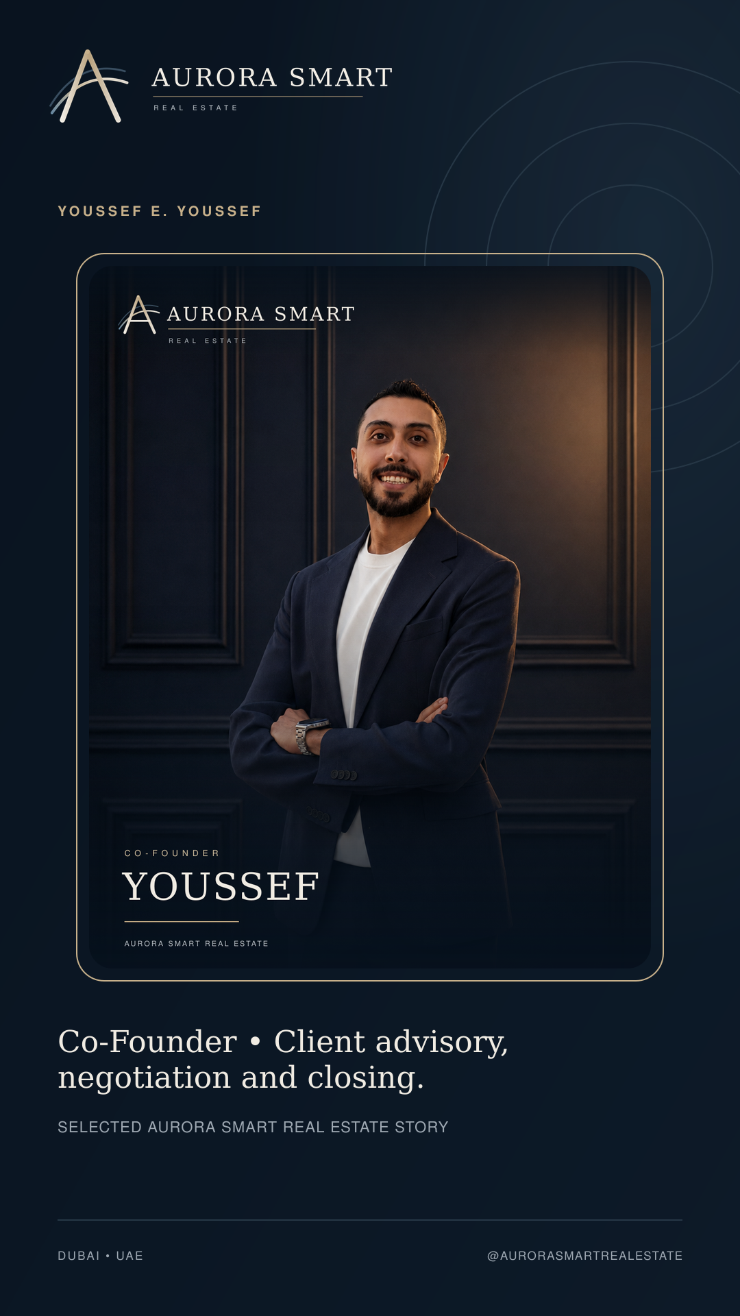 Youssef E. Youssef — portrait supplied by Aurora Smart